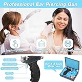 Professional Ear Piercing Gun Kit, Reusable Ear Piercing Gun Machine with Piercing Tool Set for All Piercing Salon At Home Use Piercer Kit