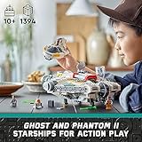 LEGO Star Wars Ahsoka Ghost and Phantom II Spaceship Toy - Star Wars Building Toys Set for Kids, Boys & Girls, Ages 10+ - Star Wars Gifts for Birthdays & Events - 5 Minifigures - 75357