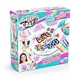 Canal Toys - Airbrush Art - Fashion Design Kit with Electronic Spray, Stencils and Felt-tip pens - AIR 016, White