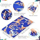 Tarpop 30 Pcs Neck Gaiters Scarf Elastic Wrap Headband Sweat Absorbing Bandana for Women Men Sports Yoga Running(Vibrant Style)