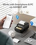 NIIMBOT B21 Label Maker with Tapes, 2 Inch Portable Thermal Label Printer, Bluetooth Label Maker Compatible with Android, iOS & PC, for Home Office and Small Business