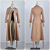 Cos-Animefly Anime Bungo Stray Dogs Osamu Dazai Cosplay Costume Long Trench Coat Halloween Party Suit for Men Women