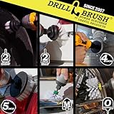 Drill Brush – Ultimate Car Wash Kit - Cleaning Supplies – Car Carpet - Truck Accessories - Wheel Brush - Motorcycle Accessories - Car Mats - Spin Brush - Interior Leather, Vinyl, Upholstery, Fabric