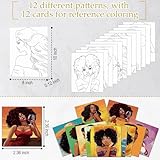 Ctosree 12 Sets Pre Drawn Canvas Kit for Painting for Adults Sip and Paint Kit Art Party Favors Pre Printed Canvases for Valentine Gifts DIY Virtual Adult's Date Night(8 x 10 in,Elegant Lady)