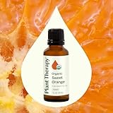 Plant Therapy Sweet Orange Organic Essential Oil 100% Pure, USDA Certified Organic, Undiluted, Natural Aromatherapy, Therapeutic Grade 30 mL (1 oz)