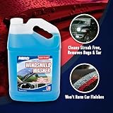 ABRO Car Windshield Cleaner Ready to Use Formula - 1 Gallon, Pre-Mixed, Delivers Streak-Free Cleanliness, Removes Bugs & Tar