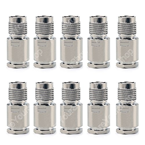 GalaxyElec 10Pcs TNC Male Plug Connector for RG8 RG213 LMR400 RG214 9913 Cable