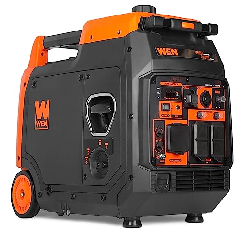 WEN 56477i 4800-Watt Portable Inverter Generator, 72.7 pounds