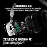 Corsair VOID RGB ELITE Wireless Gaming Headset - 7.1 Surround Sound - Discord Certified - iCUE Compatible - PC, Mac, PS5, PS4 - White