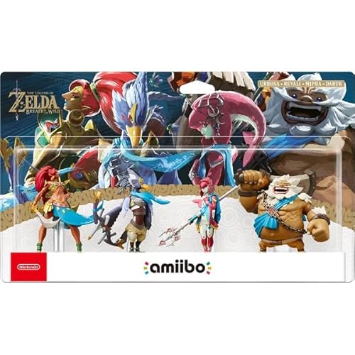 Champions Amiibo 4-Pack (Urbosa, Revali, Mipha, Daruk) - The Legend of Zelda: Breath of the Wild