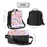 Cartoon Lunch Bags For Boys Girls Lunch Boxes Reusable Insulated Lunchbag With Water bottle Holder Handbags Tote Bag (style-1)