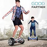 Gyroor Warrior 8.5 inch All Terrain Off Road Hoverboard with Bluetooth Speakers and LED Lights, UL2272 Certified Self Balancing Scooter