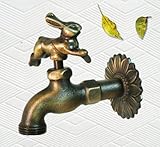 Brass Rabbit Garden Outdoor Faucet