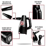 Adam's Polishes Mini Air Cannon - Handheld High Powered Filtered Car Wash Dryer Blower| Dry Before Car Cleaning, Car Detailing, Car Wax, or Ceramic Coating | Auto Tool Kit Gift Boat RV Motorcycle