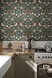 Fragaria Garden Vintage Prepasted Wallpaper