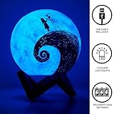 Idea Nuova Disney The Nightmare Before Christmas Spiral Hill LED Color Changing Mood Light