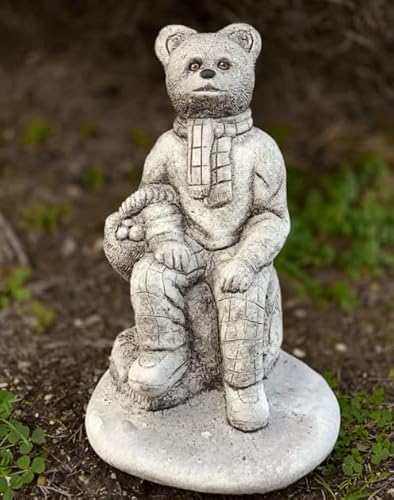 Bear sculpture for home and garden decoration Concrete bear figurine Indoor and outdoor decor ornament Stone bear statue Animal lover gift Realistic bear statue Cement bear figurine Unique sculpture