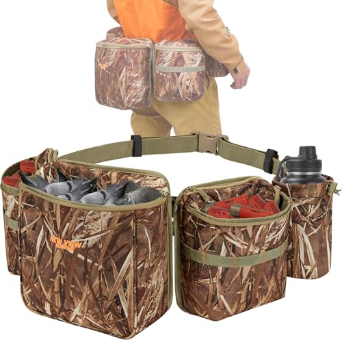 NEW VIEW Dove Hunting Bags & Belts, Camo Fanny Pack with Shotgun Shell Pouch & Game Bag, Belt for Pheasant Bird Duck Upland for Hunter