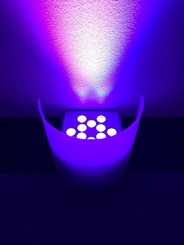 RBA Photobooths INC Round Uplight Decor Cover Shield Acrylic 15" Tall (Glo-Shield LED Color-Changing Stage Light Cover - White) (20)