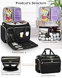 MONSTINA Professional Hairstylist Traveling Bag with Two Detachable Small Bags,Hairdressing Bag Makeup Salon Organizer Bag for Barber Hairdresser Insulation Material