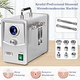 Kendal Professional Diamond Microdermabrasion Machine, Dermabrasion Facial Skin Care Equipment with Digital Display also good for home use 110V-220V HB-SFD02