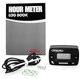 Hardline Products HR-8061-2 Hour Meter/Tachometer for up to 2-Cylinder Engines