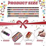 200 Pcs Bulk Happy Birthday Pencils for Students Fun Colorful Printed Birthday Assorted Style Novelty Pencils with Eraser for Kids Happy Birthday Party Classroom Student Reward Gift Party Favors