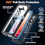 AICase for Motorola Moto G Play 4G 2024 Case Waterproof Clear Built-in Screen Protector Snowproof,Dustproof,Shockproof,IP68 [Real 360] Full Body Protection Fully Sealed Underwater for for Moto G Play