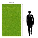 Artificial Model Grass Mat Trains Grass Green 100 x 250cm or 39"x 98"for Decoration Craft Scenery Model DIY CP138