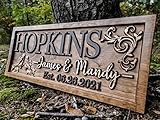 Rustic Wedding Decor | Personalized Wedding Gifts | Custom Wedding Signs | Last Name Sign | Love Bird Wall Decor | Bridal Shower Sign | Wood Garden Sign | Wooden Garden Decor | Love Bird Decor