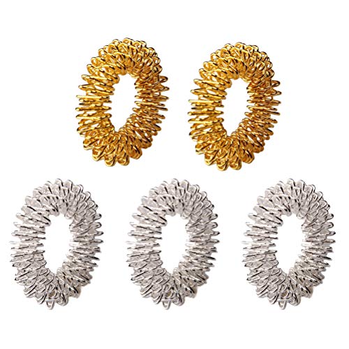 5pcs Finger Massage Massage Spiky Finger for Adults Pain Therapy
