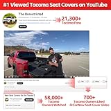 DrCarNow for Toyota Tacoma Seat Covers,Fit 2016-2022 2023 for Toyota Tacoma Leather Seat Cover Crew Cab/Double Cab Waterproof for Tacoma Accessories(Not Fit The Fourth Generation for Toyota Tacoma)