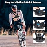 AKASO Quick Release Adjustable Chest Mount Harness Strap for GoPro Hero 13 12 11 10 9, EK7000/EK7000 Pro, V50 X, Brave 4/4 Pro/7 LE/7/8 Action Cameras