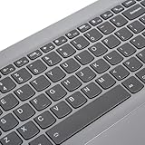 Replacement Upper Case Palmrest for Lenovo ideapad 3-15ITL6 3-15ADA6 3-15ALC6 Series Laptop with Backlit Keyboard with Touchpad Assembly Part 5CB1B65660, Gray