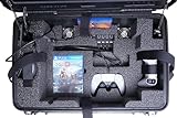 Case Club Gaming Station to Fit Playstation 5. Comes with Built-in 24" 1080p Monitor. Fits PS5 (Gen 1 Disc or Digital) or PS5 Slim, Controllers, Games, and more. PS5 NOT Included! 1MS / 144 Hz