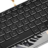 Replacement Backlit Keyboard for ASUS TUF A15 F15 FA507 FX507 FX507R A17 FA707 F17 FX707 & TUF Dash F15 FX517 Series Laptop with Per-Key RGB Colorful Keyboard US Layout