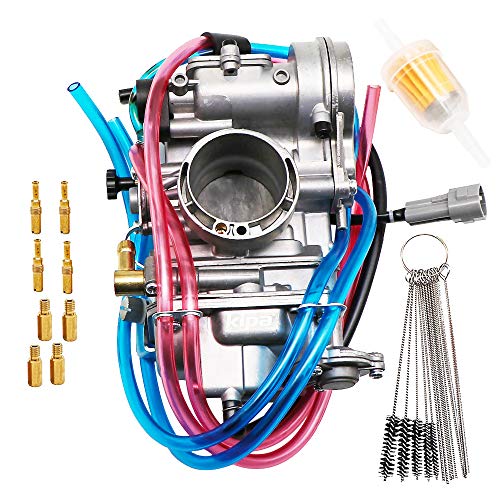 KIPA Carburetor For YAMAHA WR400F 1998-2000 WR426F 2001-2002 WR450F 2003-2011 YZ400F 1998-1999 YZ426F 2001-2002 YZ450F 2003-2009 Flat side FCR40 FCR 40mm