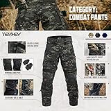 YEVHEV G3 Combat Suit Military Apparel Set Tactical Camouflage Clothing Hunting Uniform Paintball Gear with Knee Pads for Men