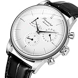 FORSINING Men's Automatic Watch Power Reserve Date Display Fashion Mechanical Wristwatch