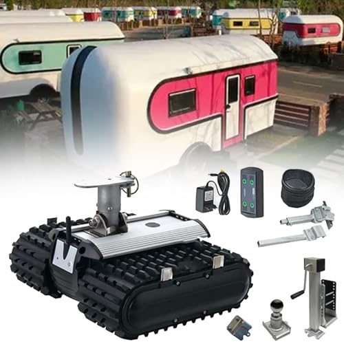 Electric Trailer Mover, Load Capacity 1500kg, Motorized RV Dolly Kit with Remote Control, Boat Trailer Jack for RV Caravan