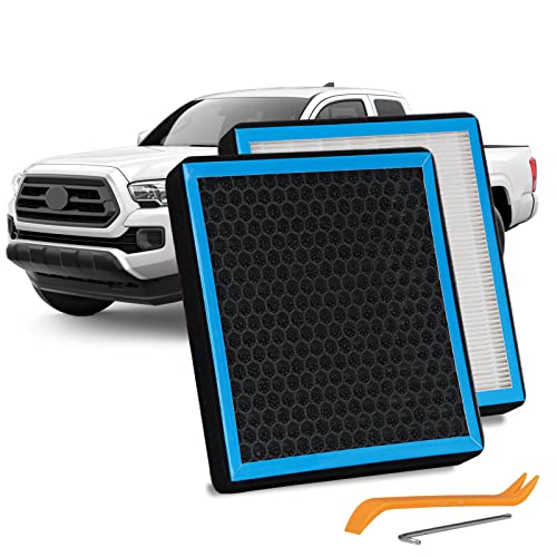 CF10374 Cabin Air Filter Compatible with TOYOTA TACOMA 2005-2023 DODGE DART 2013-2016 PONTIAC VIBE 2003-2008 Passenger Compartment Activated Carbon AC Filter