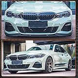 MCARCAR KIT G20 Carbon Fiber Front Lip for BMW 3 Series G20 M Sport Sedan 2019-2022 320i 330i M340i M Tech Front Bumper Lip Chin Spoiler Splitter Protector Factory Outlet (Carbon Fiber)