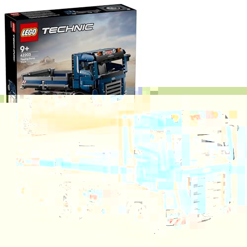 LEGO Technic Tipping Dump Truck Toy - Building Toy for Kids, Boys and Girls, Ages 9+, Construction Toy Truck - Birthday Gift Idea - 42203