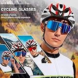 FMY Polarized Cycling Glasses Sports Sunglasses,UV400 Protection Eyewear Baseball Running Fishing for Men Women Youth