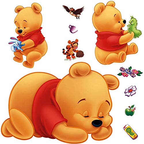 DEKOSH Winnie The Pooh Wall Decals for Baby Nursery Decor