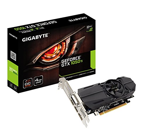 Gigabyte Geforce GTX 1050 Ti OC Low Profile 4GB GDDR5 128 Bit PCI-E Graphic Card (GV-N105TOC-4GL) (Renewed)