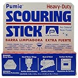 3-Pack PUMIE Pumice Stone for Toilet Bowl Cleaning, Cleans Toilet Bowl Hard Water Rings, Buildups, Rust & Tough Stains, Heavy Duty Pumice Scouring Stick for Cleaning Bathub, Pool, Kitchen Sink & Grill