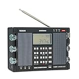 Tecsun H501 Digital Worldband AM/FM Shortwave Longwave Radio with SSB Reception, Dual Speakers, & MP3 Player, Matte Black