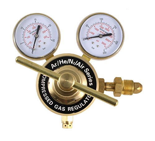 High Flow Regulator for Inert Gas - Inlet Connection: CGA580 - Outlet Connection: 1/2” Female NPT