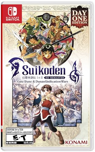 Suikoden I & II HD Remastered Nintendo Switch,Day One Edition